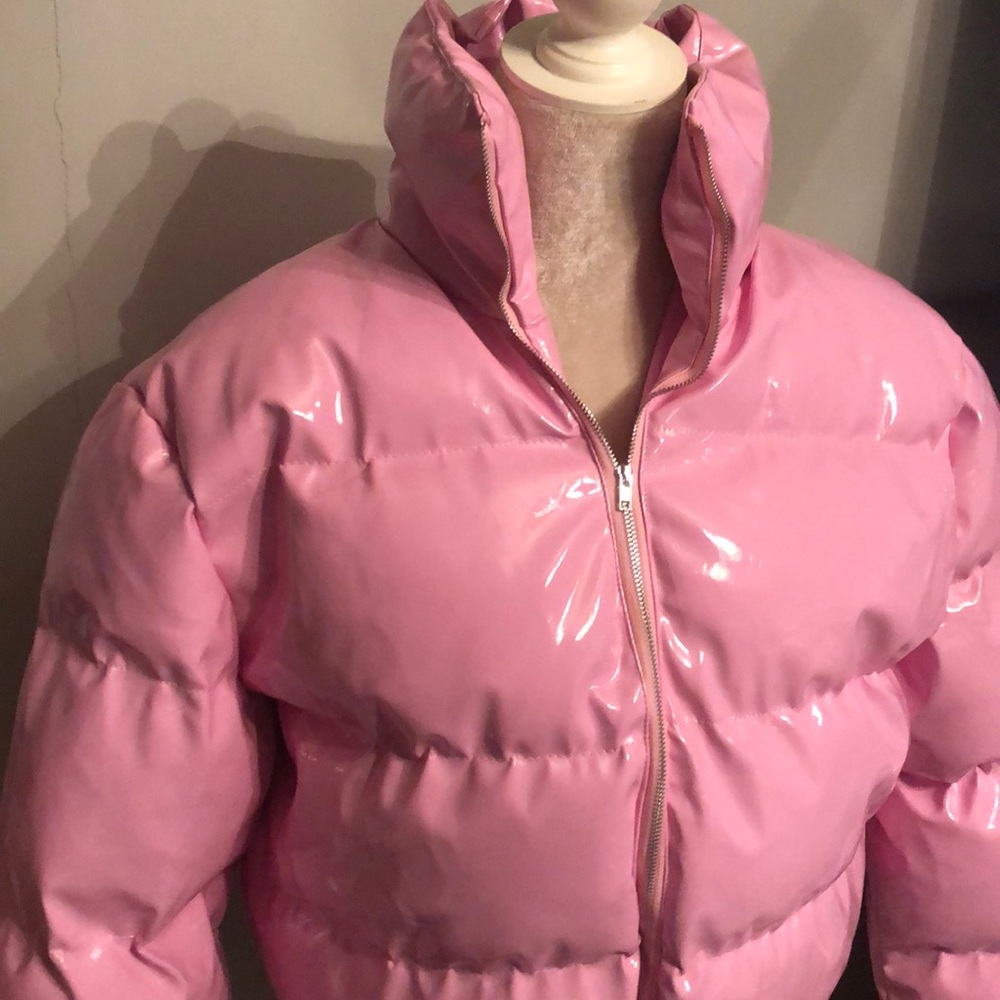 Pink Puffer Jacket - Picture 2 of 8